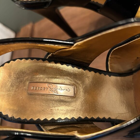 Report Signature Womens Black Slingback 5" Stiletto Heels Size 8.5 - Picture 6 of 8